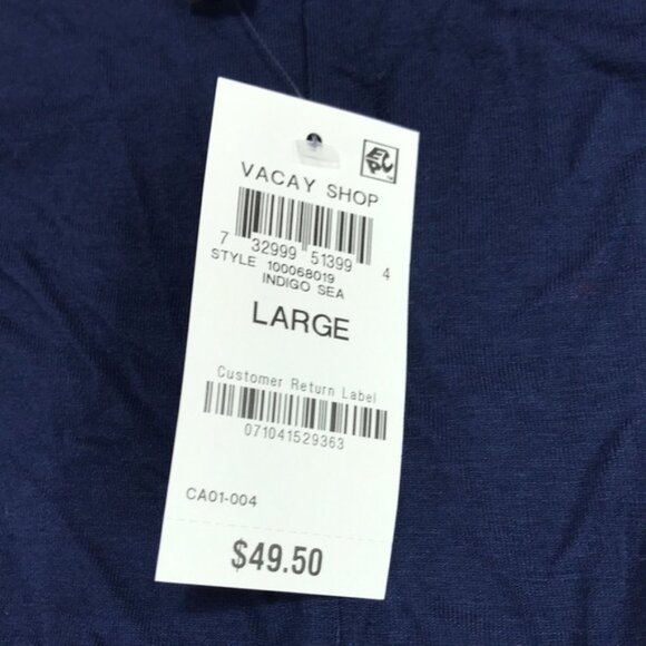 Inc Lace-Sleeve Tie-Front Top - Picture 5 of 5